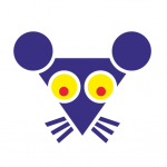 Myszka z logo
